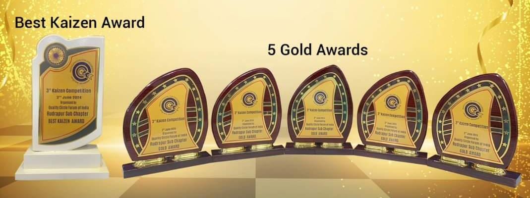 Surya Roshni (Lighting Division) achieved recognition by clinching the Five Gold Awards*