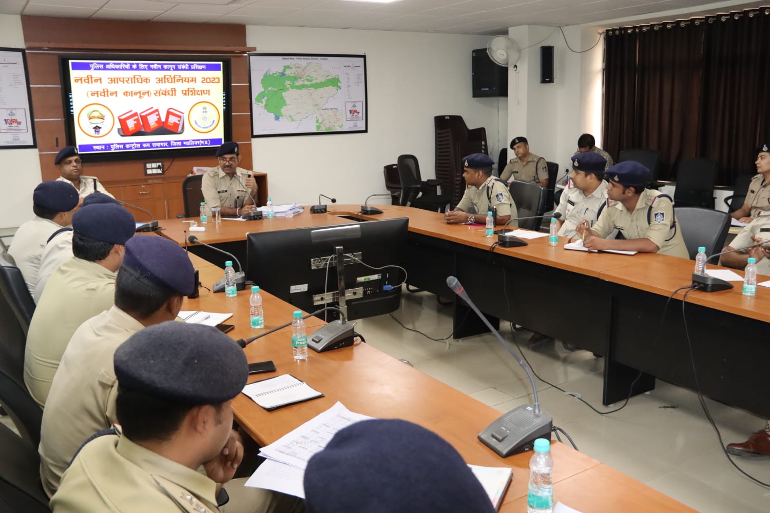 Training organized for computer operators and sub-inspectors of police