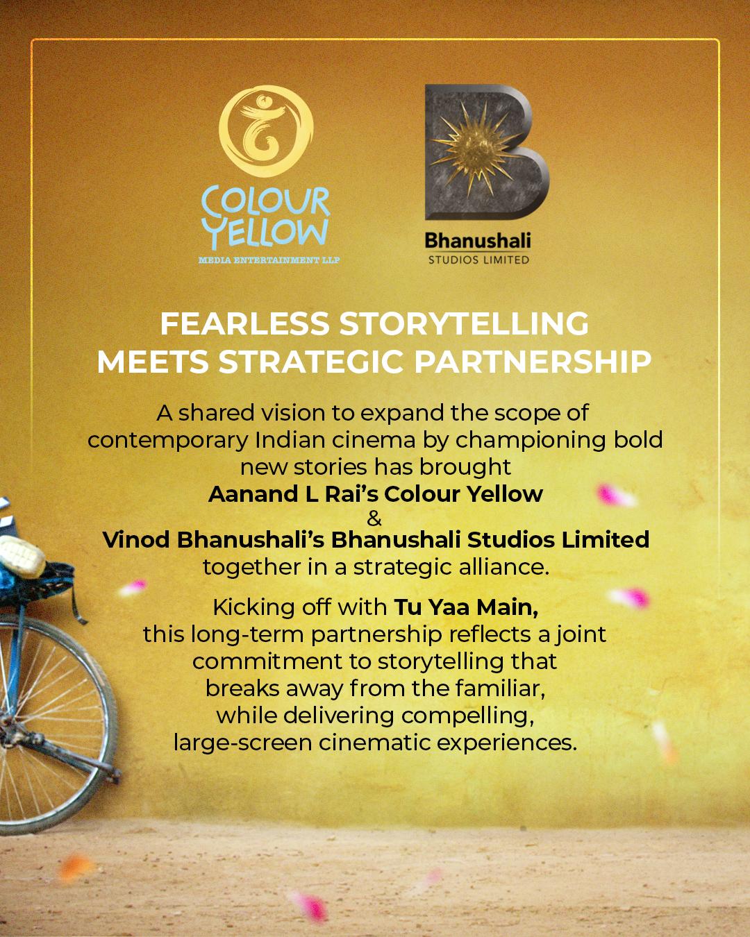 Colour Yellow and Bhanushali Studios Limited kick off their first collaboration with the genre-blending thrill ride, Tu Yaa Main