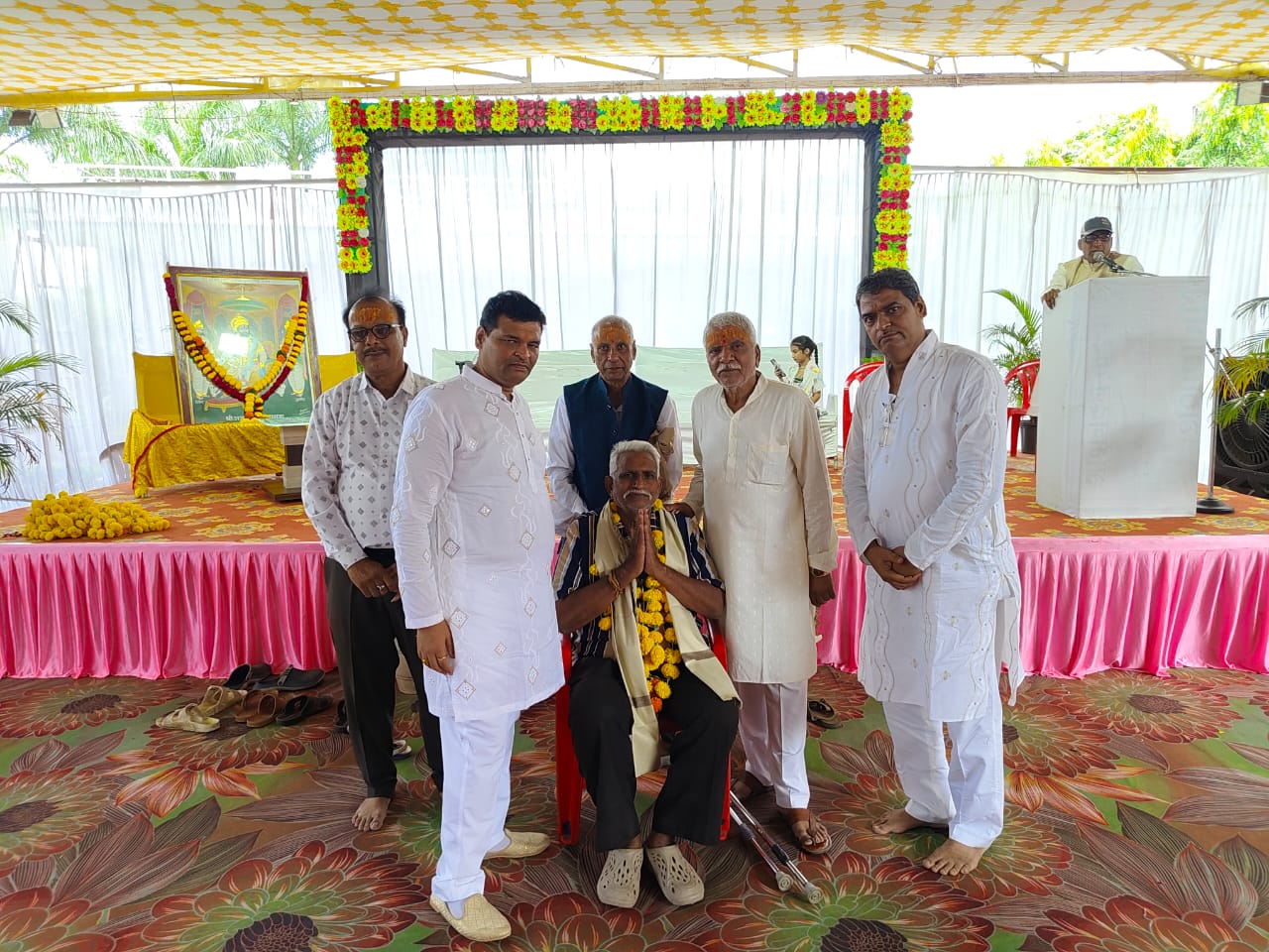 Shri Ajmidh Ji Maharaj's birth anniversary was celebrated in Jhabua. - photo 3