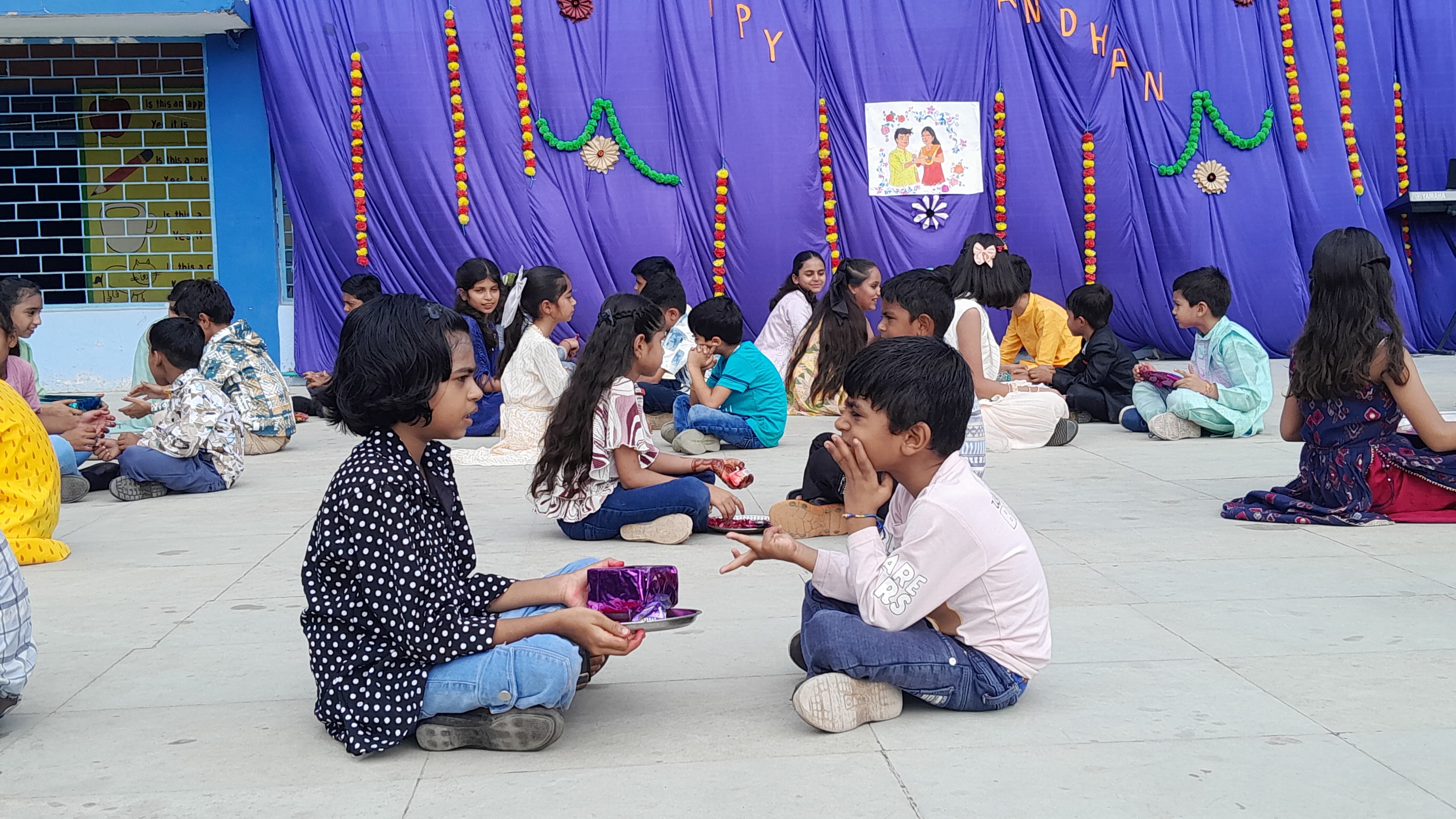 Raksha Bandhan festival was celebrated with great joy in St. Arnold School - photo 2