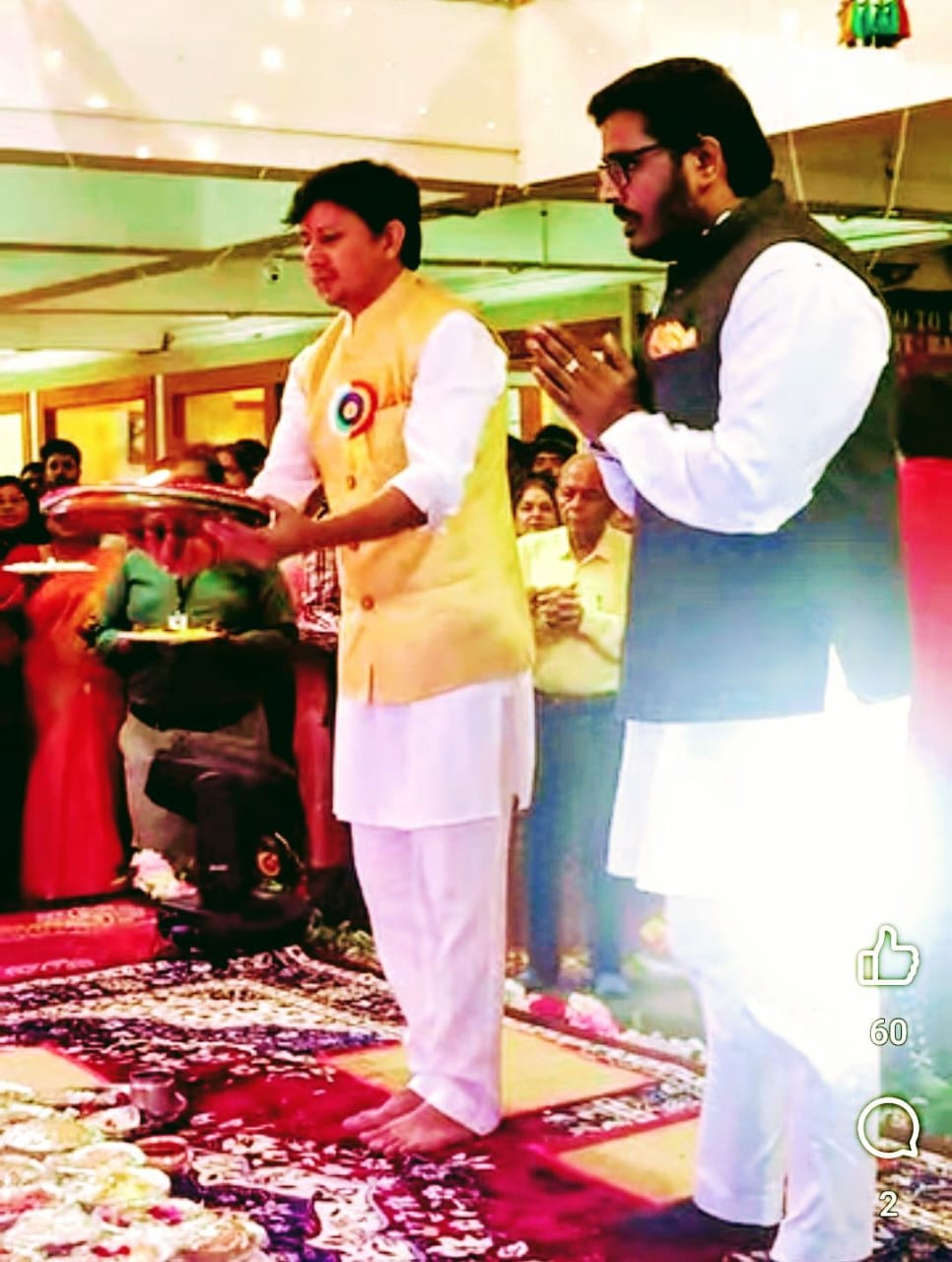 Akash Vijayvargiya attended Ganesh Utsav organized at Indore Institute of Law