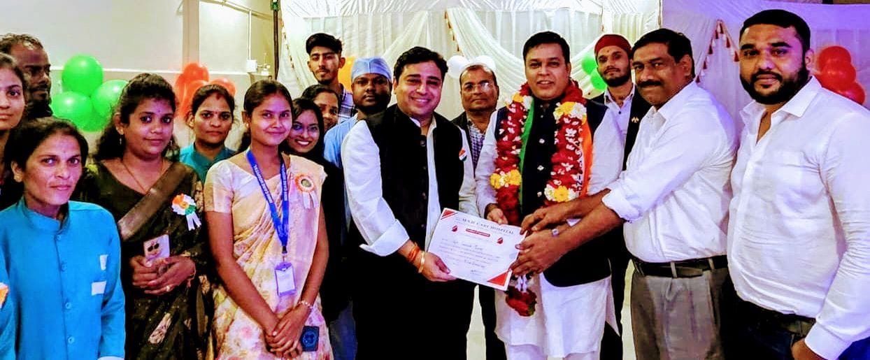 Rajik Farshiwala honored for donating blood for the 51st time - photo 1