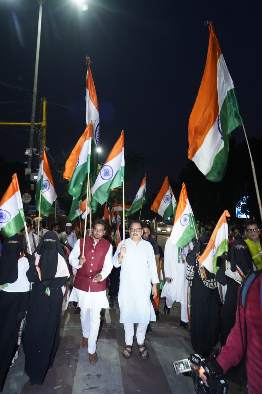 Grand Tiranga Yatra organized by BJP Delhi Minority Morcha in honor of the nation in the Jama Masjid area - photo 4
