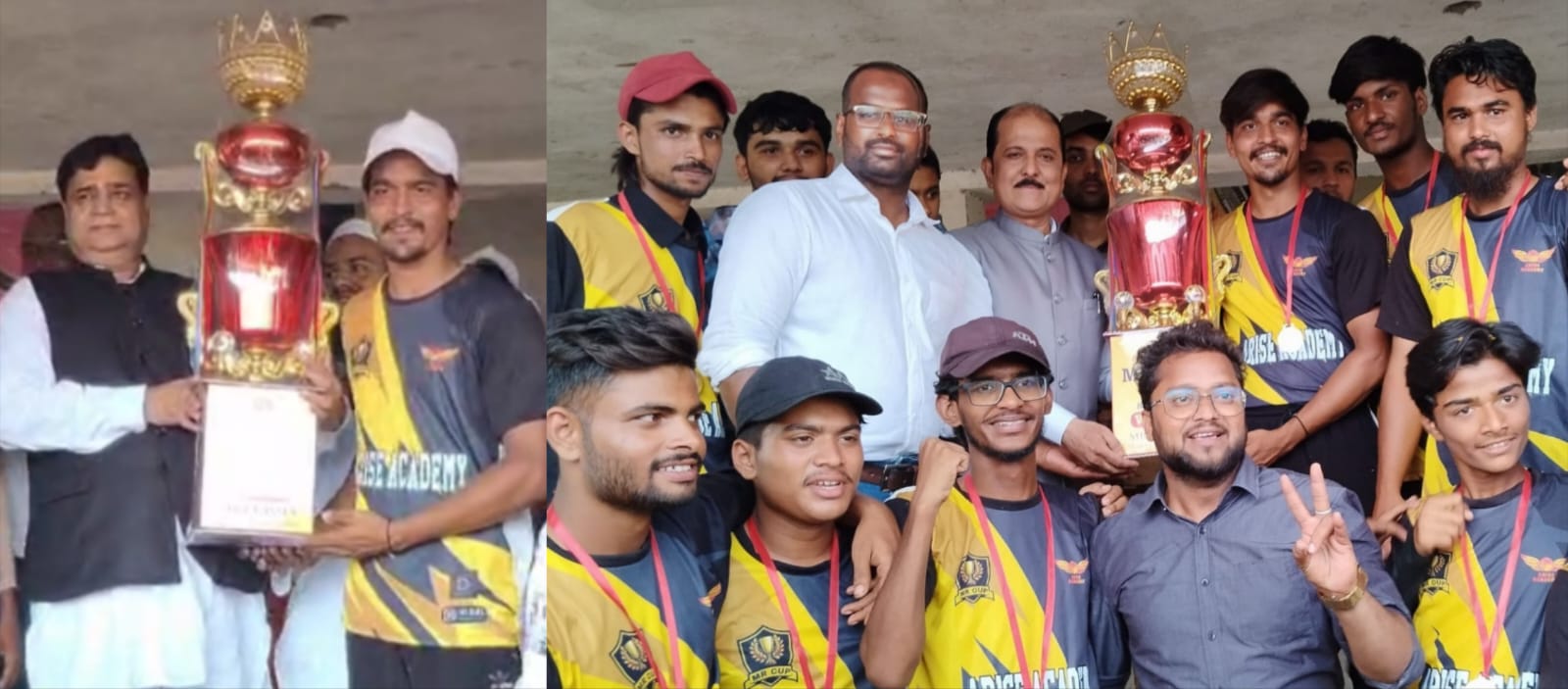 Arise Eleven won the first MR Cricket Cup by 9 wickets