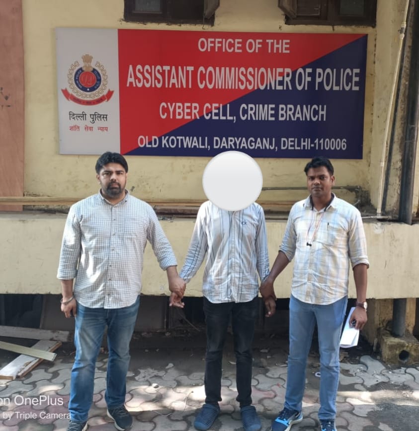 Cyber Fraudster Muneer Khan @ Sahil Sharma Arrested.  
