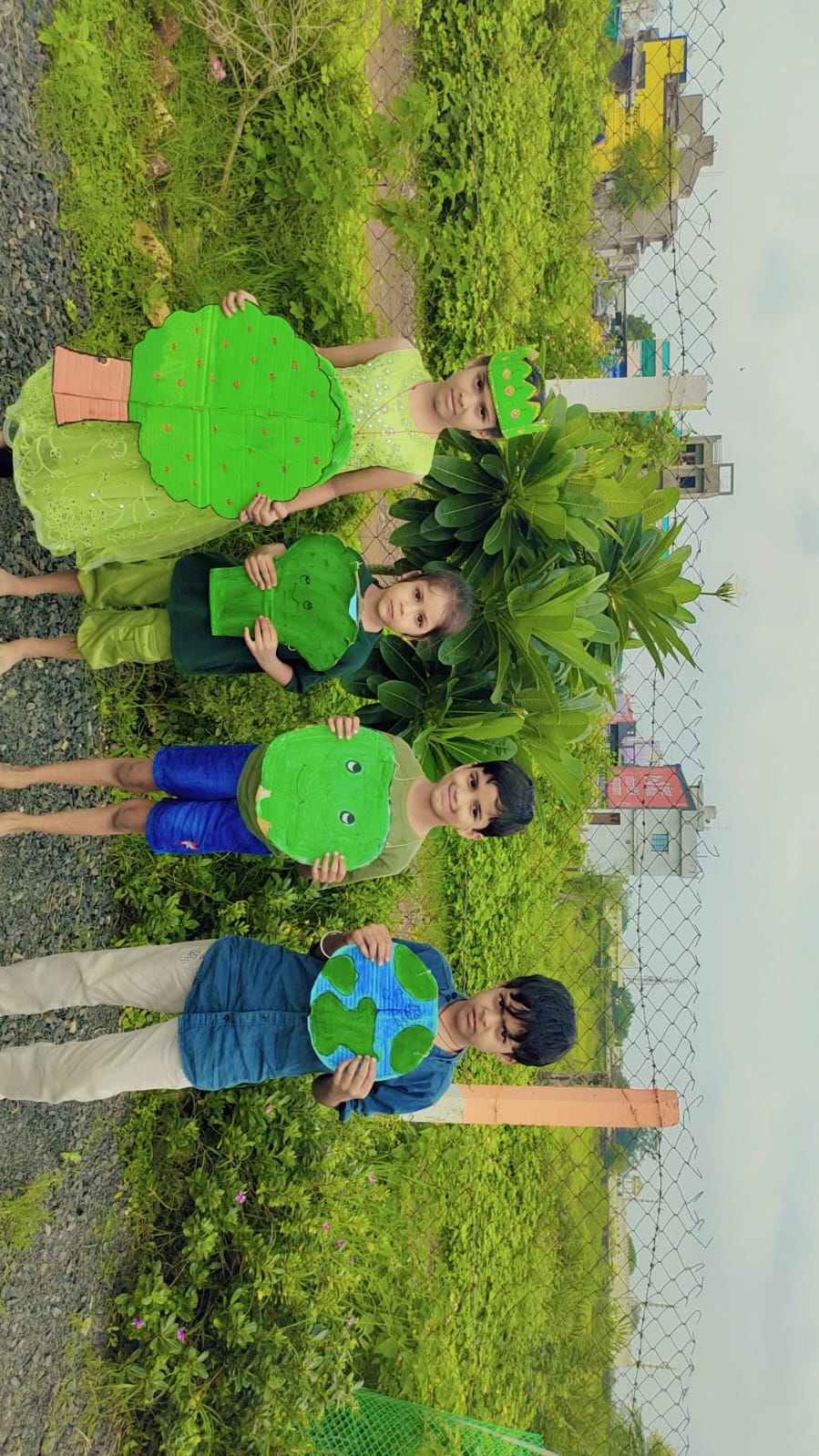 Tree plantation on Hariyali Amavasya at Saraswati Shishu Mandir in Meghnagar - photo 5
