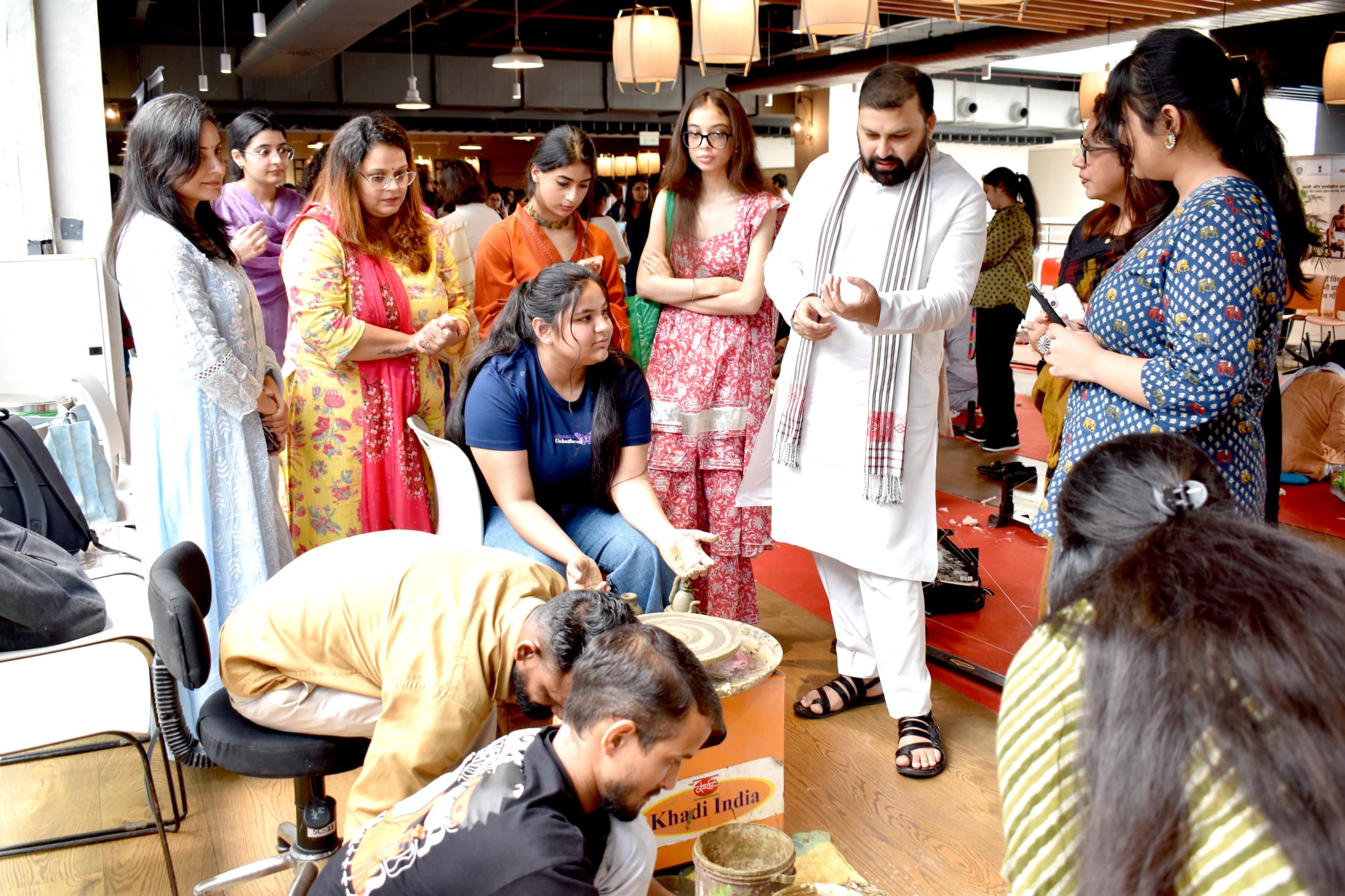 Confluence of Khadi and Fashion on 'National Handloom Day' in Delhi. - photo 9