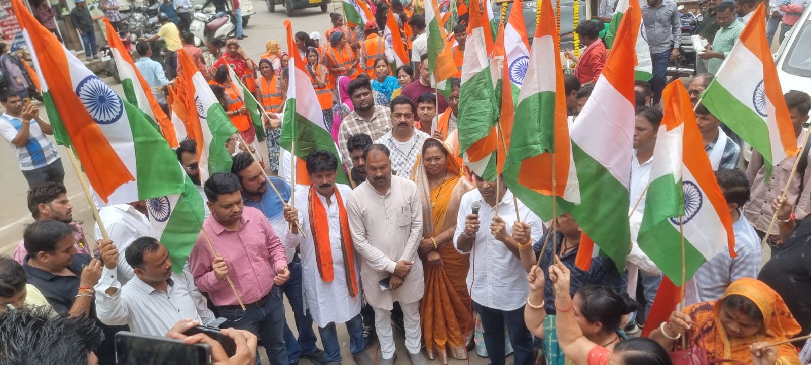 Tiranga Yatra and Human Chain organized under the campaign Har Ghar Tiranga, Independence Festival, Swachhata Ke Sang - photo 1