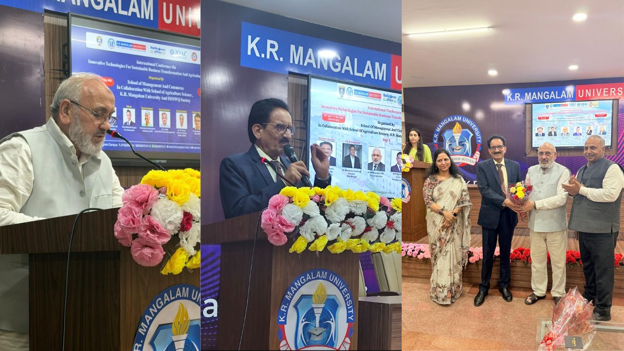 International Conference successfully organised at K R Mangalam University 