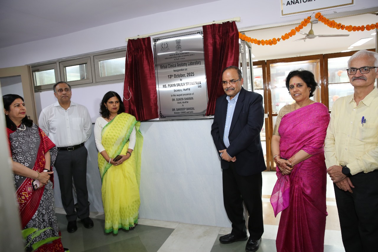 VMMC & Safdarjung Hospital proudly announces the inauguration of its state-of-the-art Virtual Clinical Anatomy Laboratory &  the modern Burns OPD Block, marking significant advancements in medical education and comprehensive patient care.