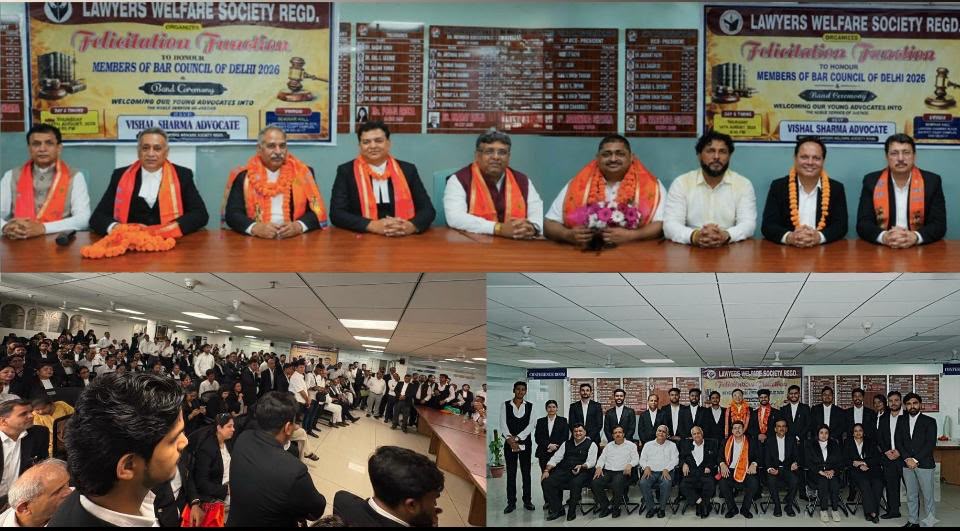 Lawyers Welfare Society Has Consistently Raised Its Voice for the Welfare of Advocates : President Vishal Sharma