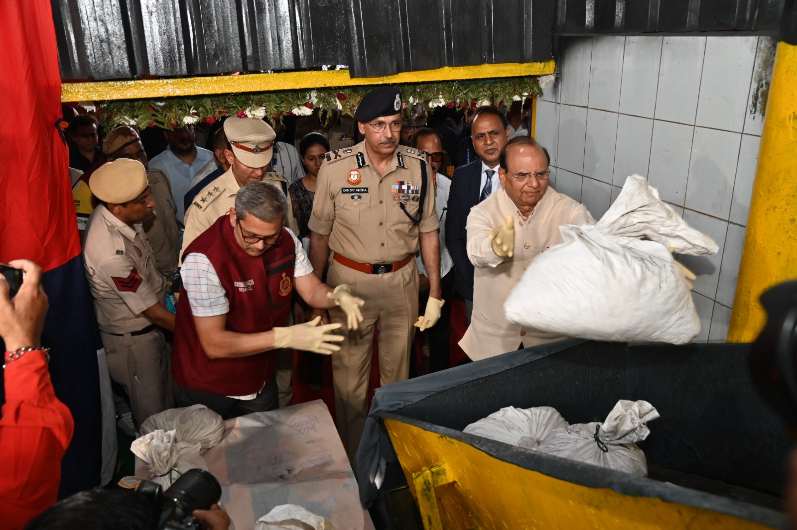 DELHI POLICE CONDUCTED MEGA DRUG DESTRUCTION EVENT  IN PURSUIT OF A DRUG-FREE DELHI BY 2027 - photo 5