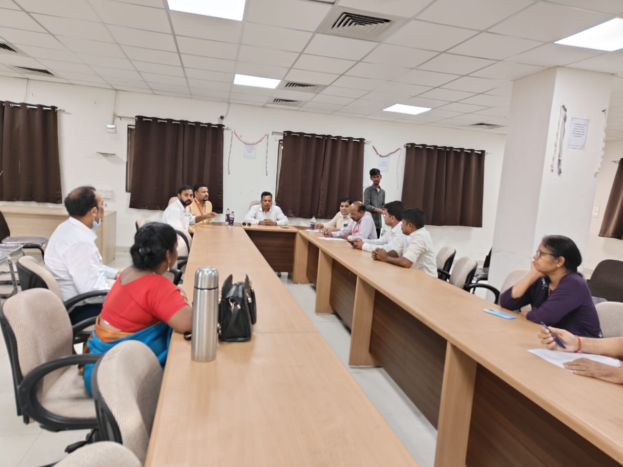NTEP Core Committee Meeting Concluded Today on 25/7/25 at 1:30 pm, the second quarter core committee meeting of the National Tuberculosis Eradication Program (NTEP) was organized in the College Council Room of Government Medical College Datia. 