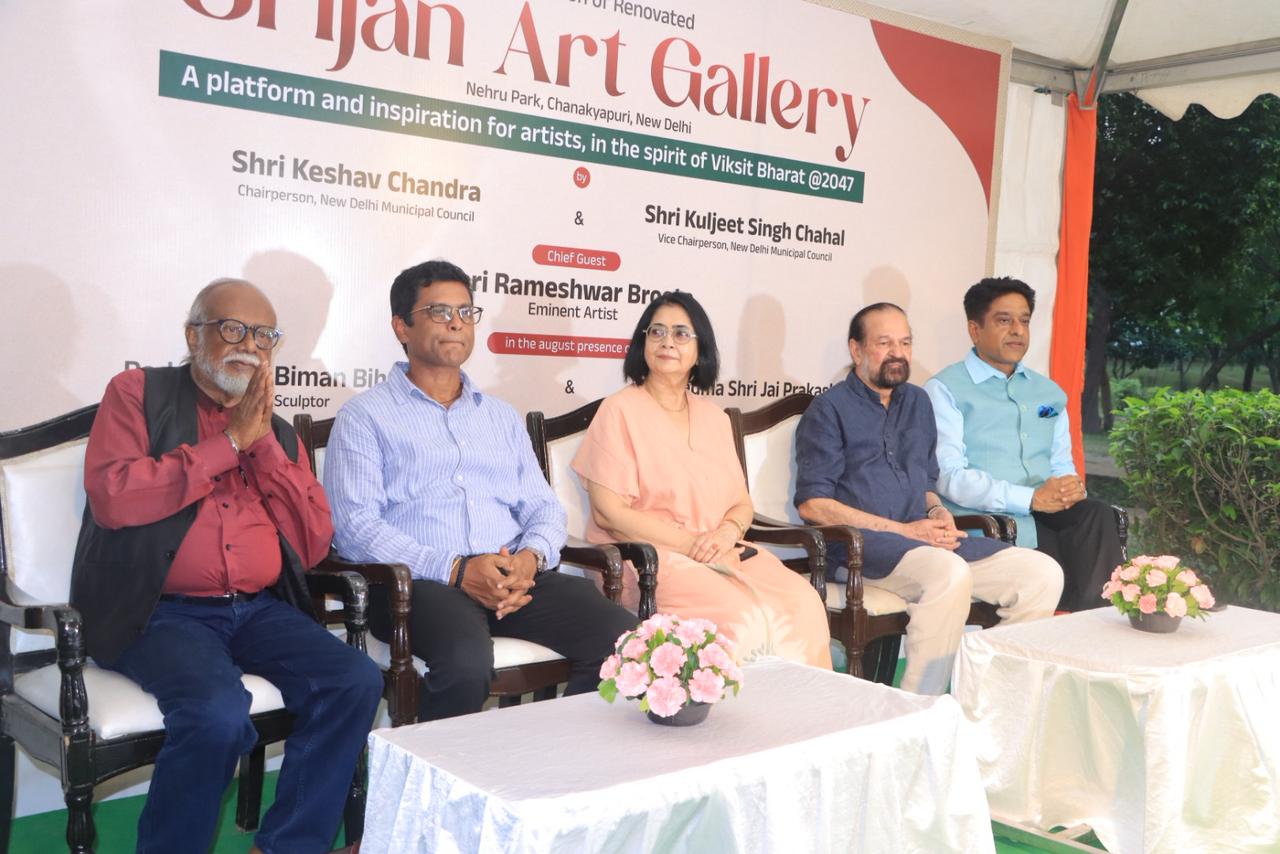 Art in the Heart of the Capital: Shri Keshav Chandra & Shri Kuljeet Singh Chahal Unveil Renovated ‘Srijan Art Gallery’ at Nehru Park - photo 4