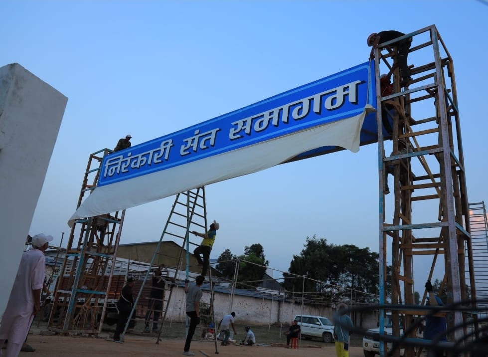 The Nirankari Spirit Illuminated by the Light of ‘Self-Introspection’ Preparations for the Nirankari Sant Samagam Near Completion