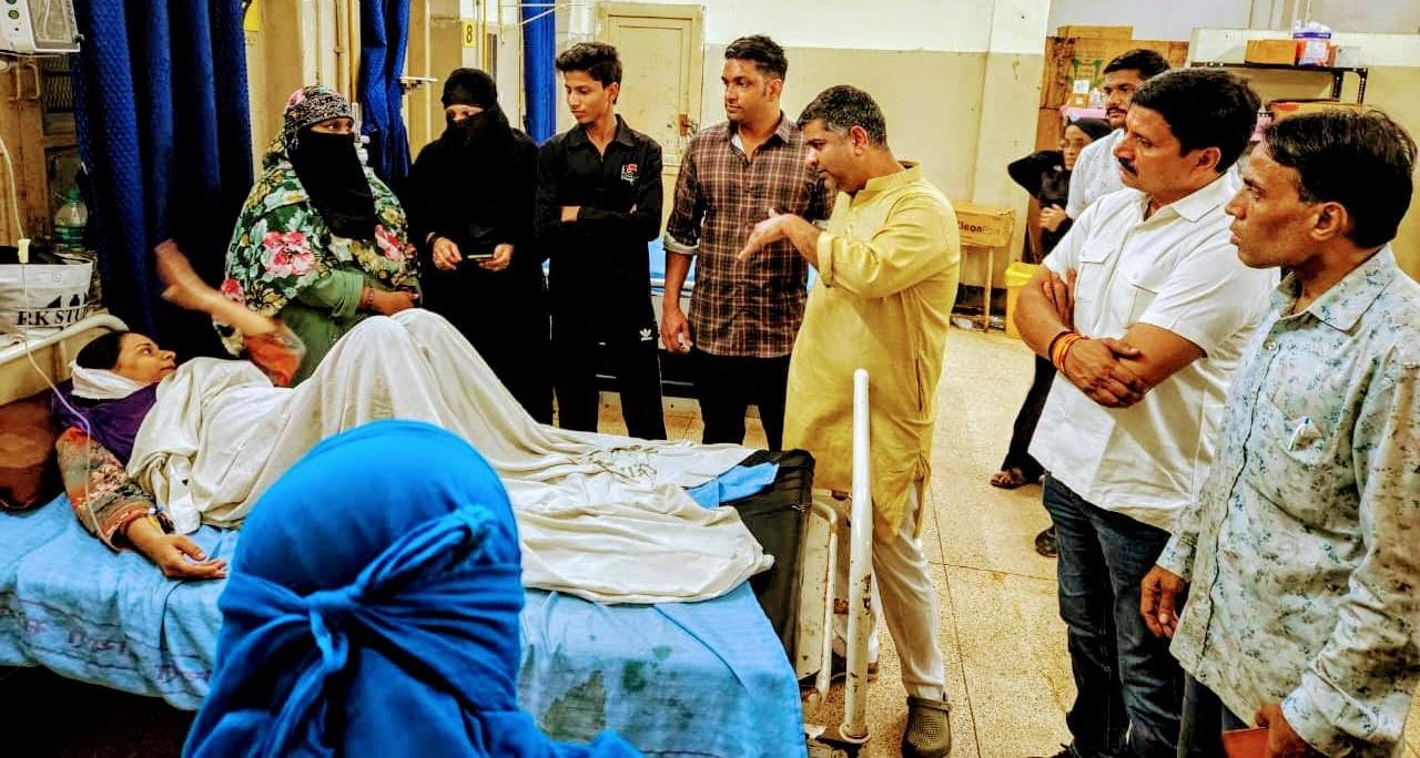 Pintu Joshi visits the injured in the Ranipura accident - photo 1