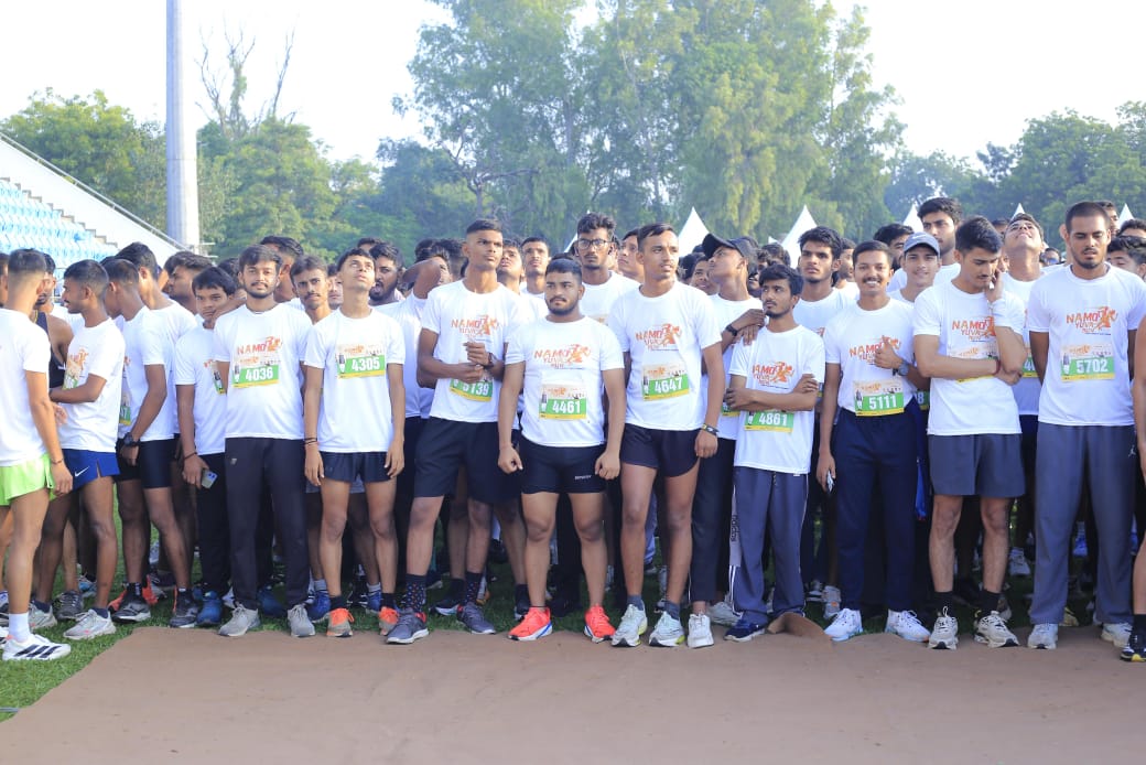 ‘Namo Yuva Run’ Marathon organized at Delhi University by Delhi BJP Yuva Morcha with a pledge to make youth drug-free - photo 1