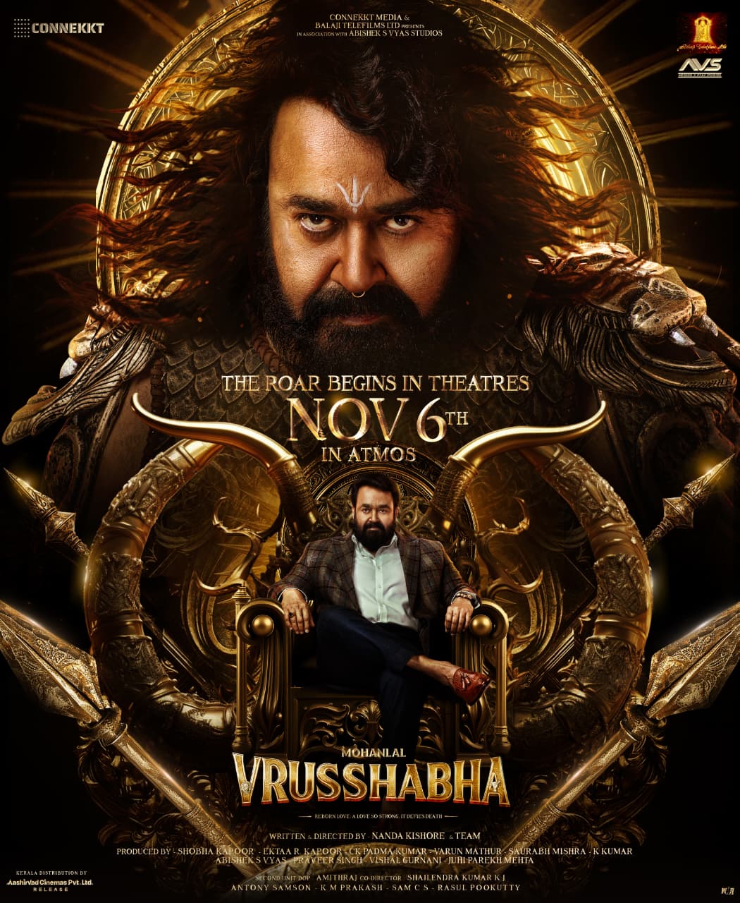 2025 Vrusshabha Roars into Cinemas on 6th November