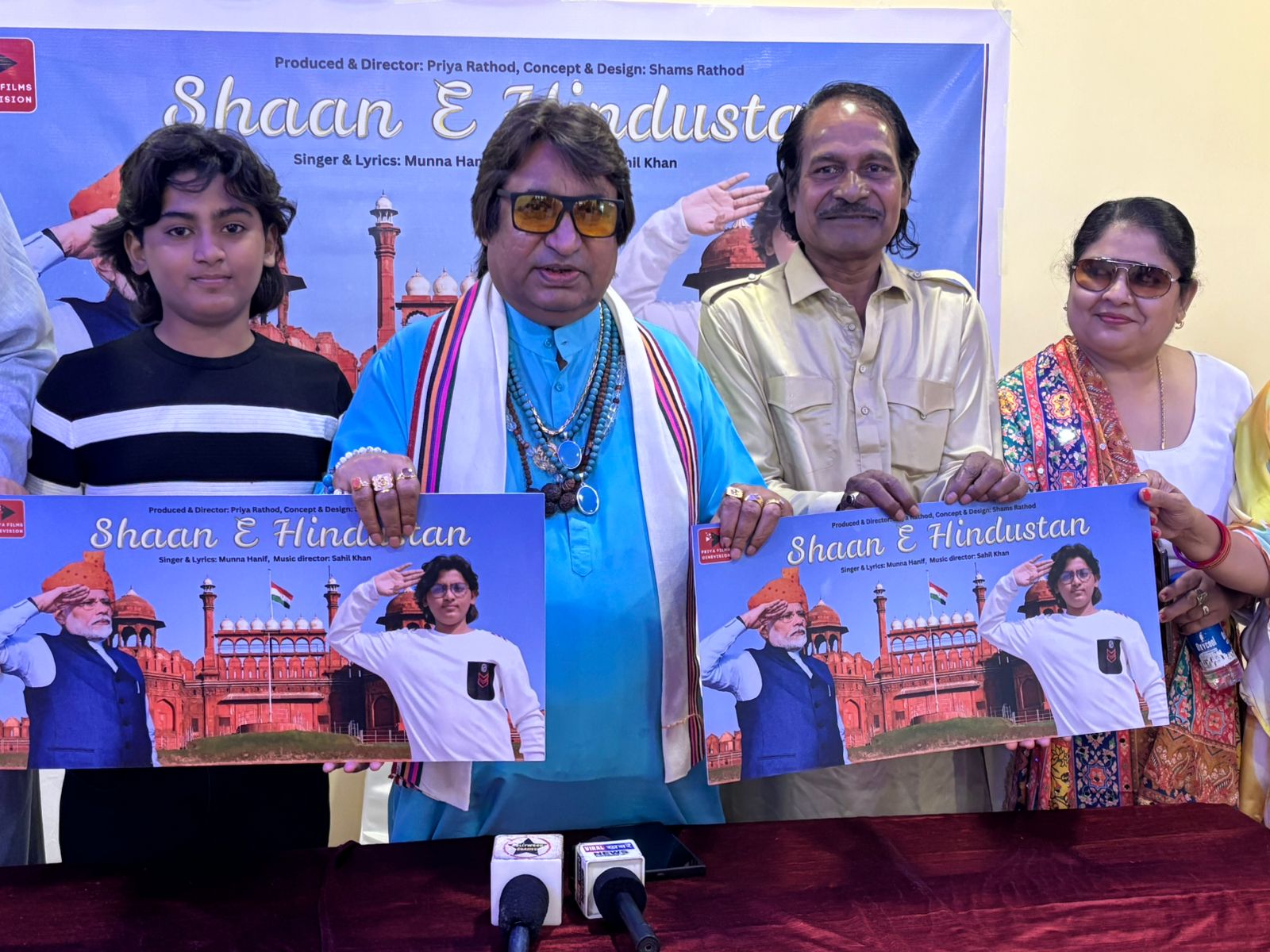 Shams Rathod's patriotic song Shaan e Hindustan released by Dilip Sen on Republic Day - photo 1
