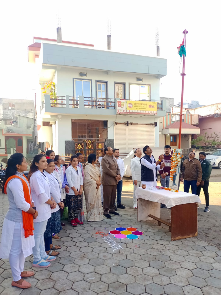 image-143-768x1024 Republic Day celebrated at Vardaan Hospital Dr. Vikrant Bhuria hoisted the flag